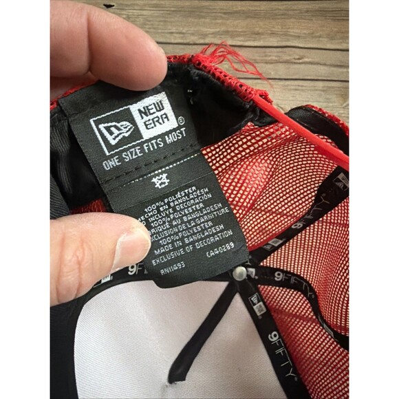 Kansas City Chiefs New Era 950 9FIFTY Adult Trucker Snapback Hat Cap - Picture 9 of 9